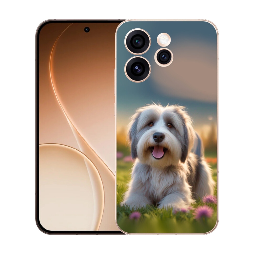 Gélový kryt mmCase na Oppo Reno 15 Pro 5G - roztomilý havanský psík