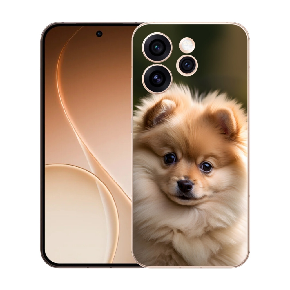 Gélový kryt mmCase na Oppo Reno 15 Pro 5G - roztomilý pomeranian 2