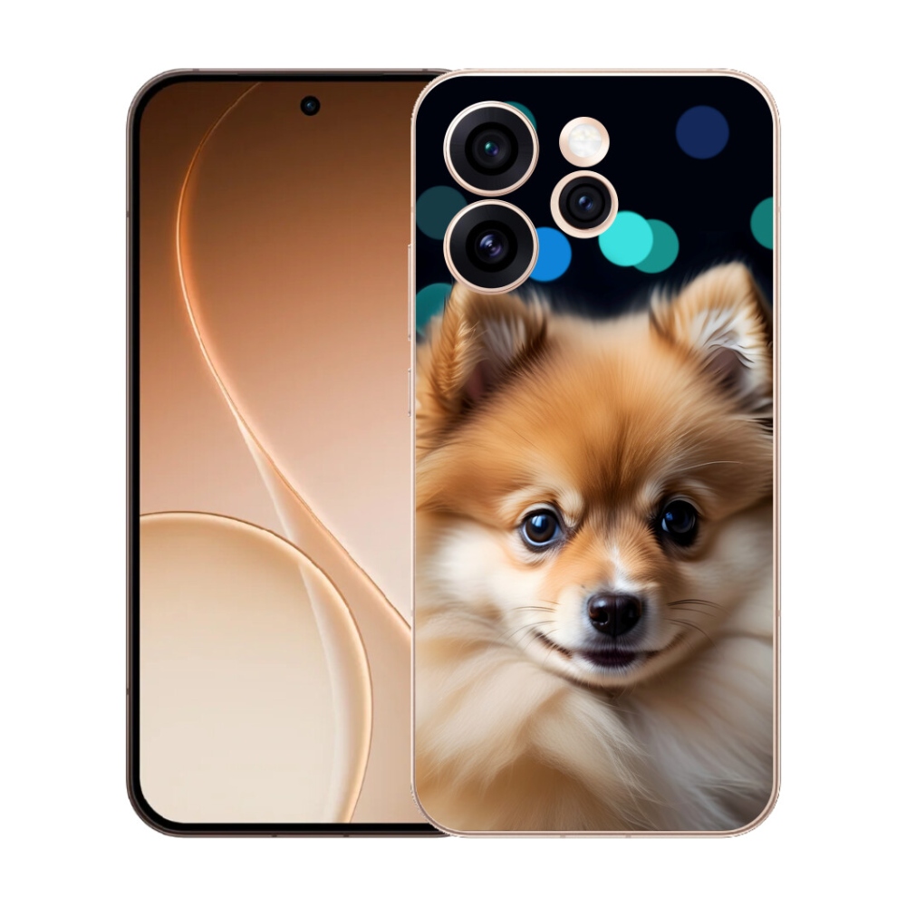Gélový kryt mmCase na Oppo Reno 15 Pro 5G - roztomilý pomeranian