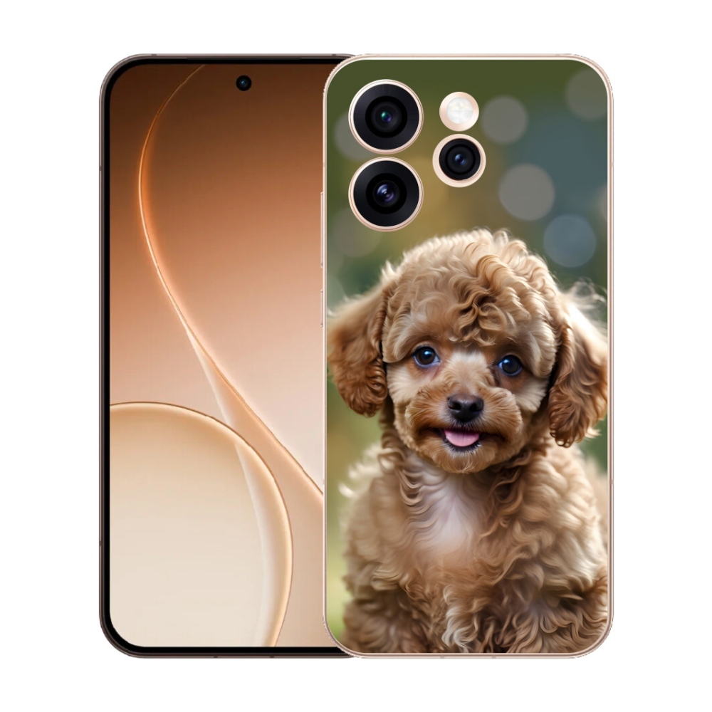Gélový kryt mmCase na Oppo Reno 15 Pro 5G - roztomilý pudel