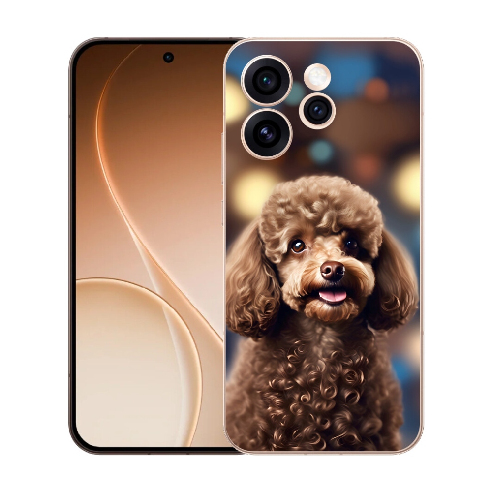 Gélový kryt mmCase na Oppo Reno 15 Pro 5G - roztomilý pudel