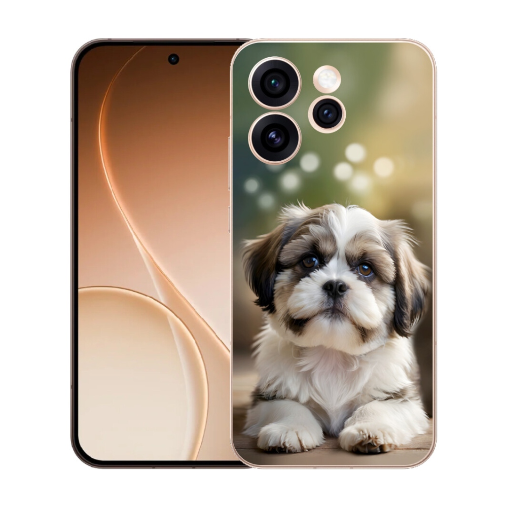 Gélový kryt mmCase na Oppo Reno 15 Pro 5G - roztomilý shih-tzu