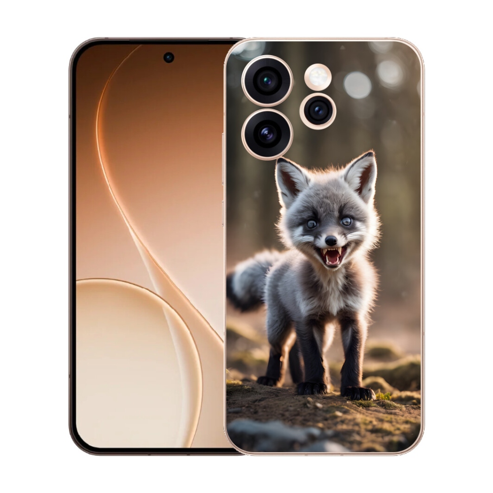 Gélový kryt mmCase na Oppo Reno 15 Pro 5G - rozzúrená líška