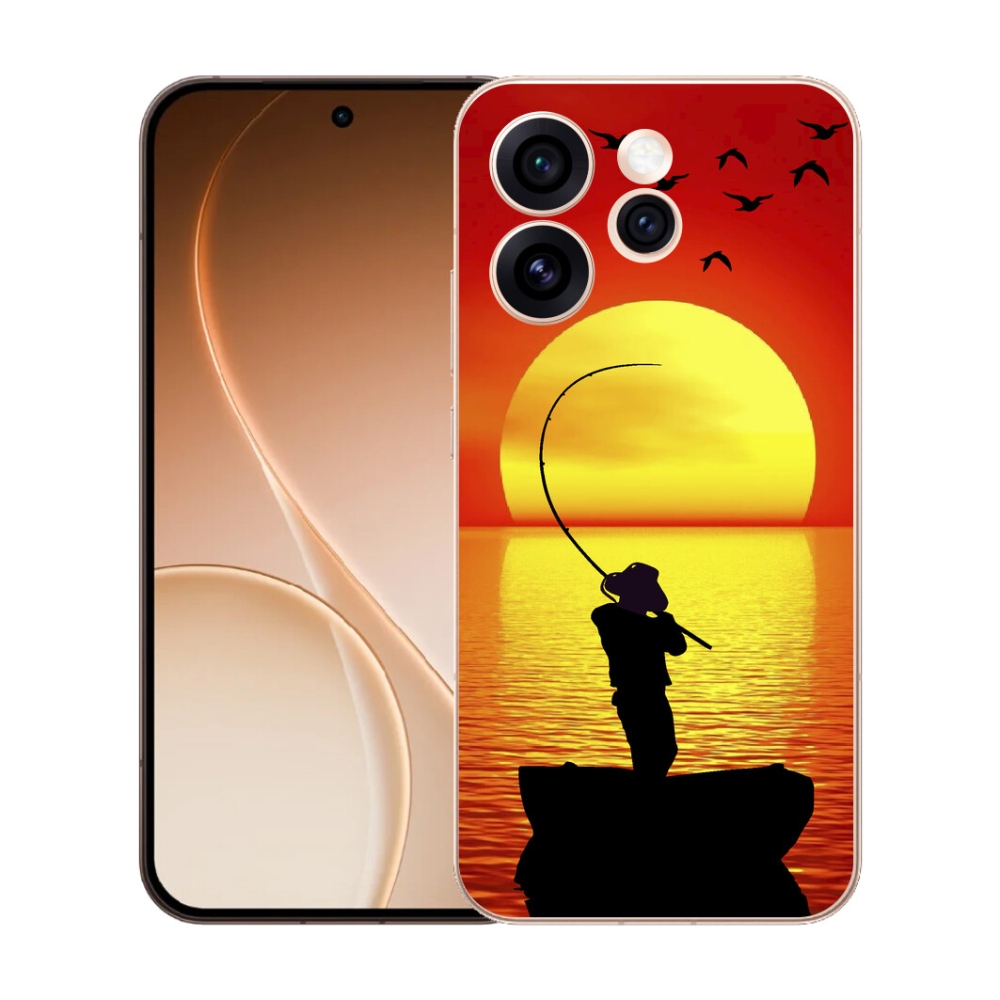Gélový kryt mmCase na Oppo Reno 15 Pro 5G - rybárčenie