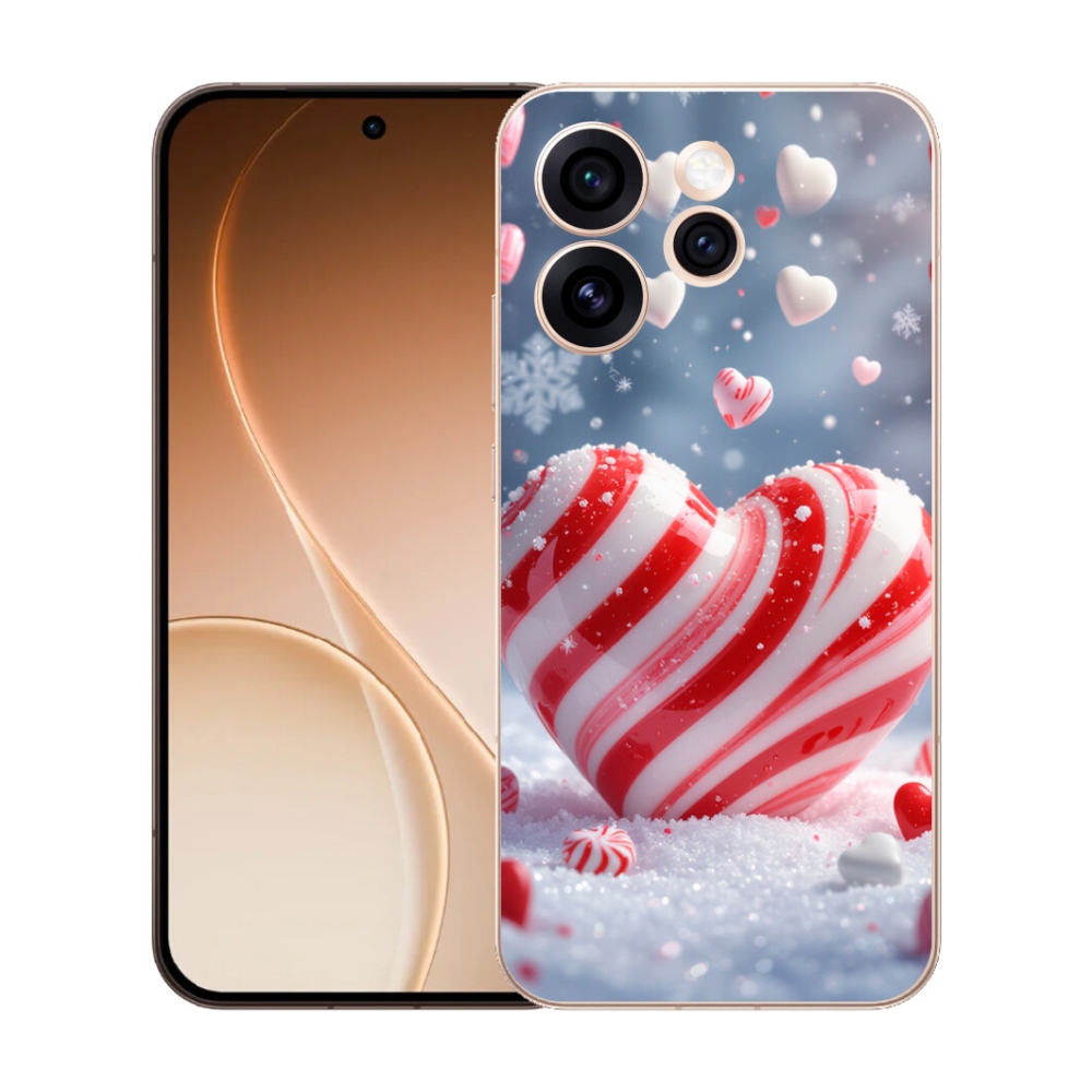 Gélový kryt mmCase na Oppo Reno 15 Pro 5G - sladké srdce