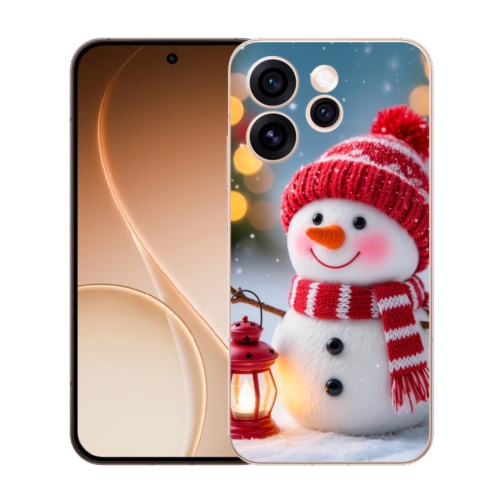 Gélový kryt mmCase na Oppo Reno 15 Pro 5G - snehuliak 2