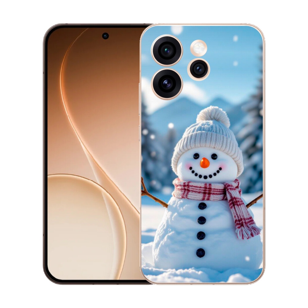 Gélový kryt mmCase na Oppo Reno 15 Pro 5G - snehuliak 3