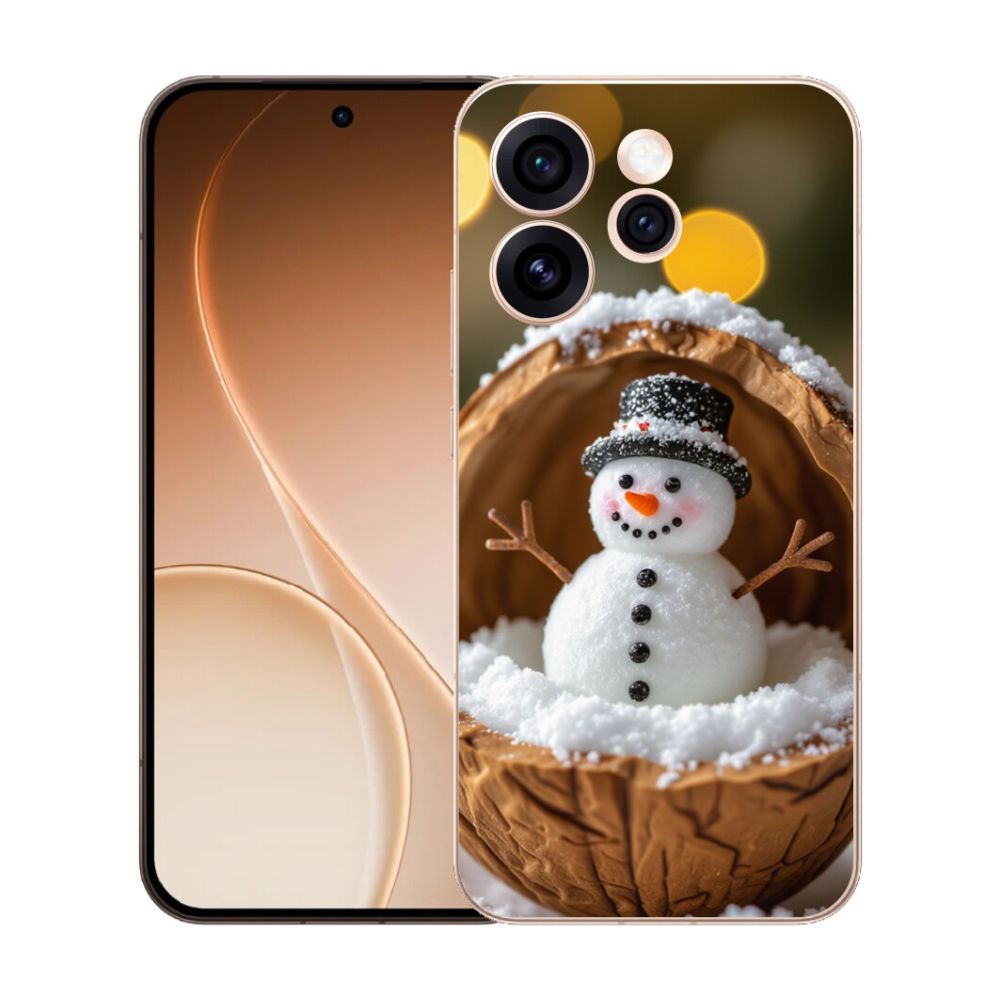 Gélový kryt mmCase na Oppo Reno 15 Pro 5G - snehuliak 4
