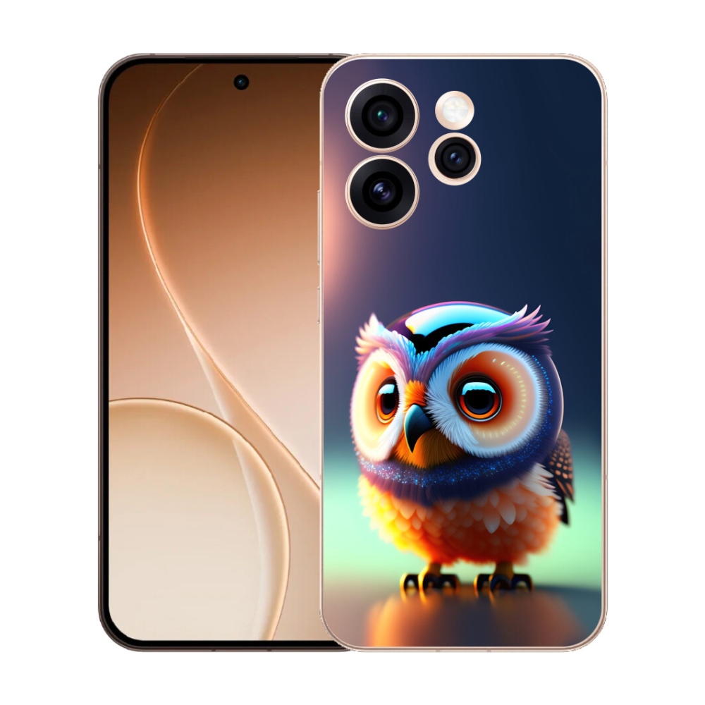 Gélový kryt mmCase na Oppo Reno 15 Pro 5G - sovička