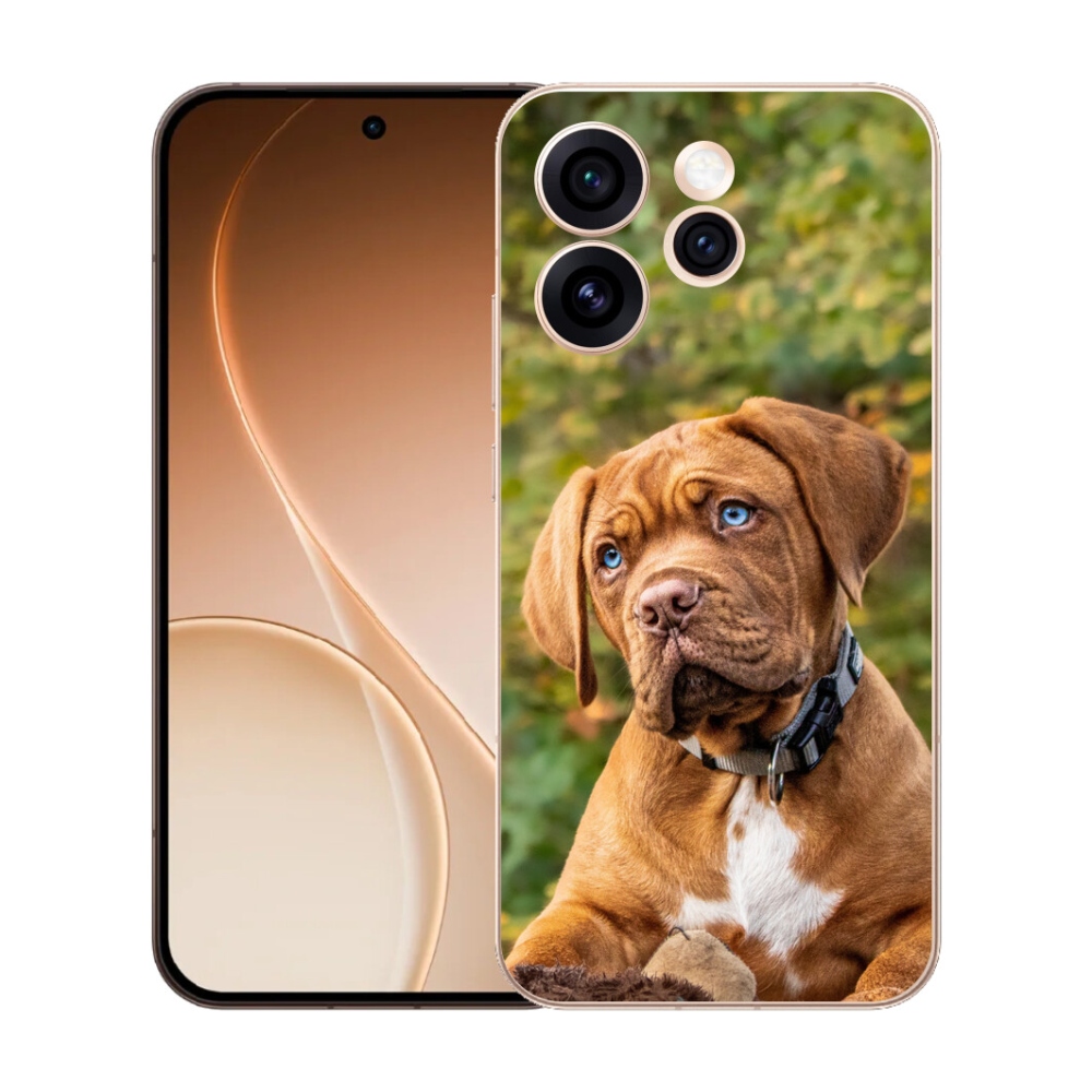 Gélový kryt mmCase na Oppo Reno 15 Pro 5G - šteňa