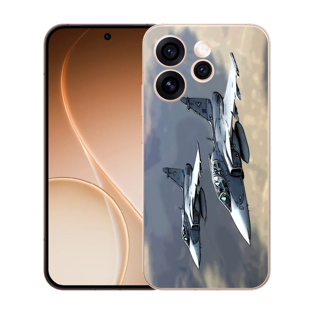 Gélový kryt mmCase na Oppo Reno 15 Pro 5G - stíhačky