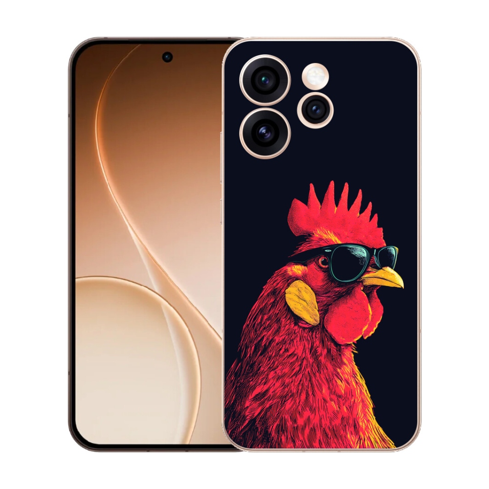 Gélový kryt mmCase na Oppo Reno 15 Pro 5G - štýlový kohút