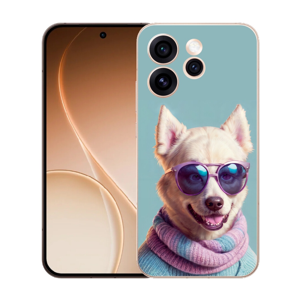 Gélový kryt mmCase na Oppo Reno 15 Pro 5G - štýlový nemecký špic