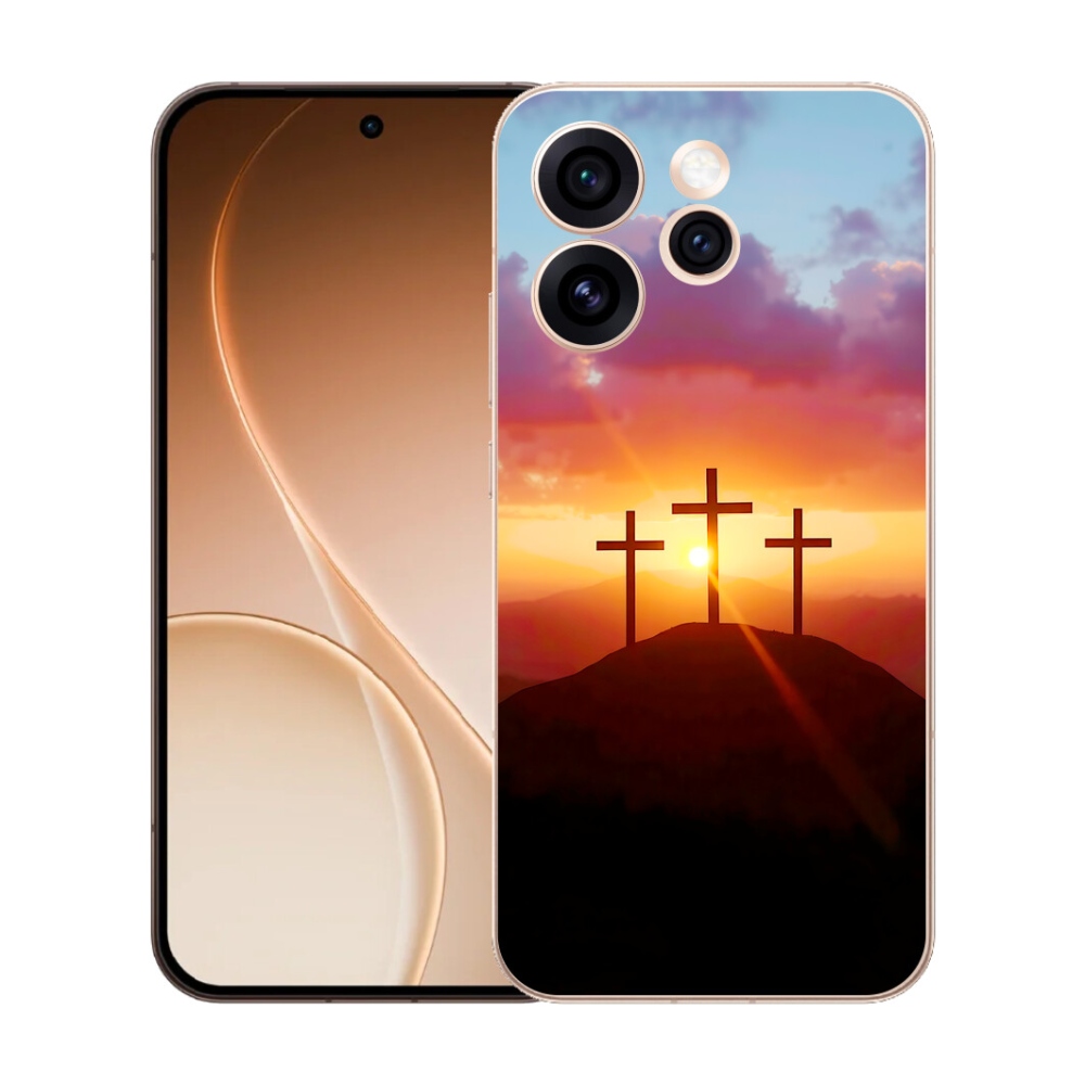 Gélový kryt mmCase na Oppo Reno 15 Pro 5G - tri kríža