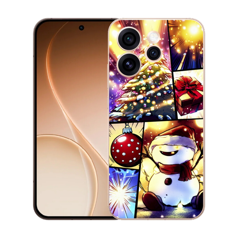 Gélový kryt mmCase na Oppo Reno 15 Pre 5G - vianočné motívy 1