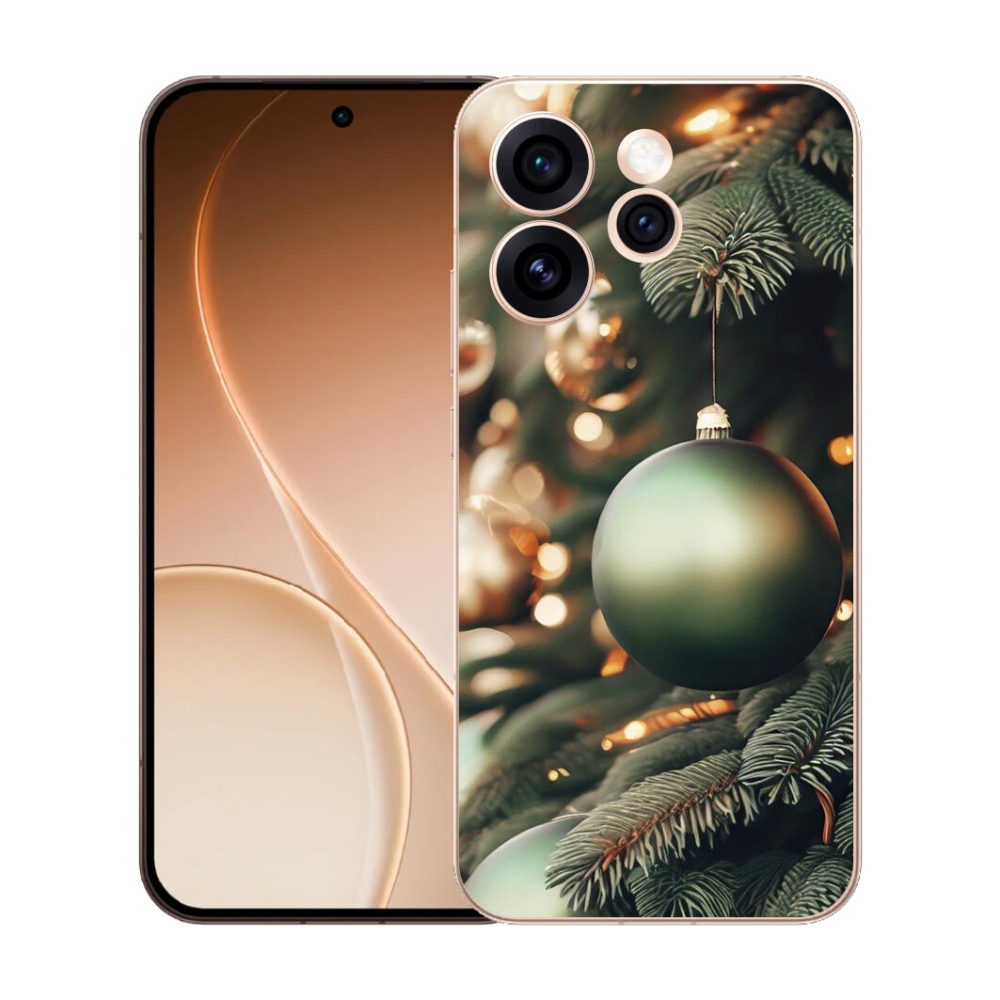 Gélový kryt mmCase na Oppo Reno 15 Pre 5G - vianočné ozdoby 1