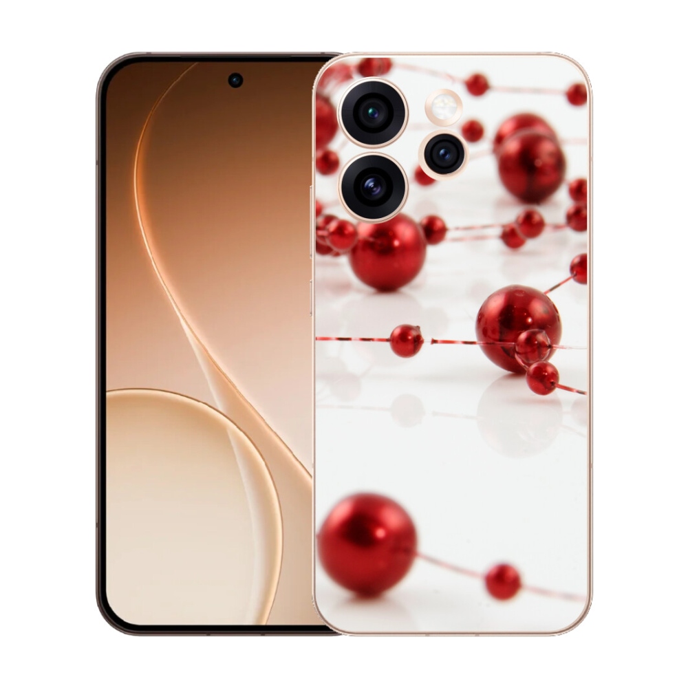 Gélový kryt mmCase na Oppo Reno 15 Pro 5G - vianočná reťaz
