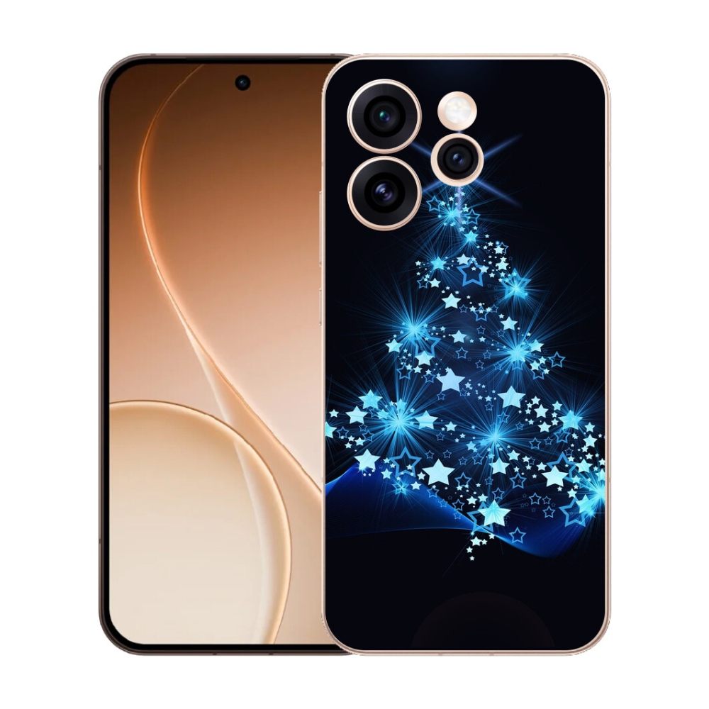 Gélový kryt mmCase na Oppo Reno 15 Pro 5G - vianočný stromček