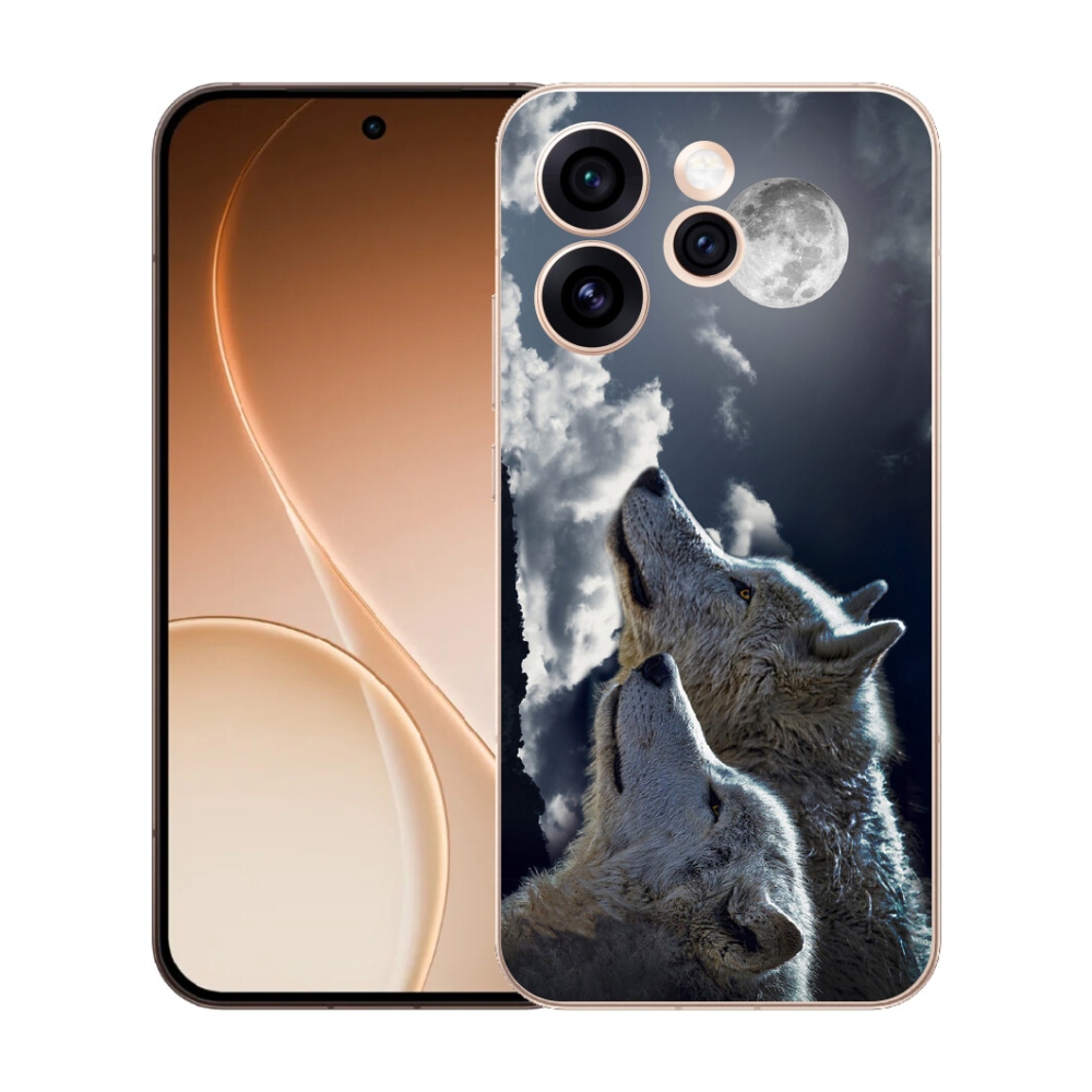 Gélový kryt mmCase na Oppo Reno 15 Pro 5G - vlci