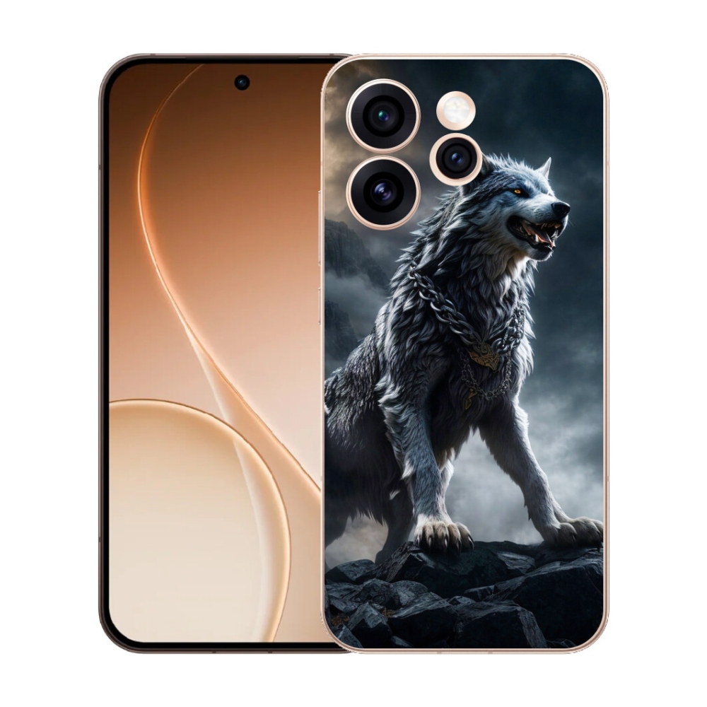 Gélový kryt mmCase na Oppo Reno 15 Pro 5G - vlk 1