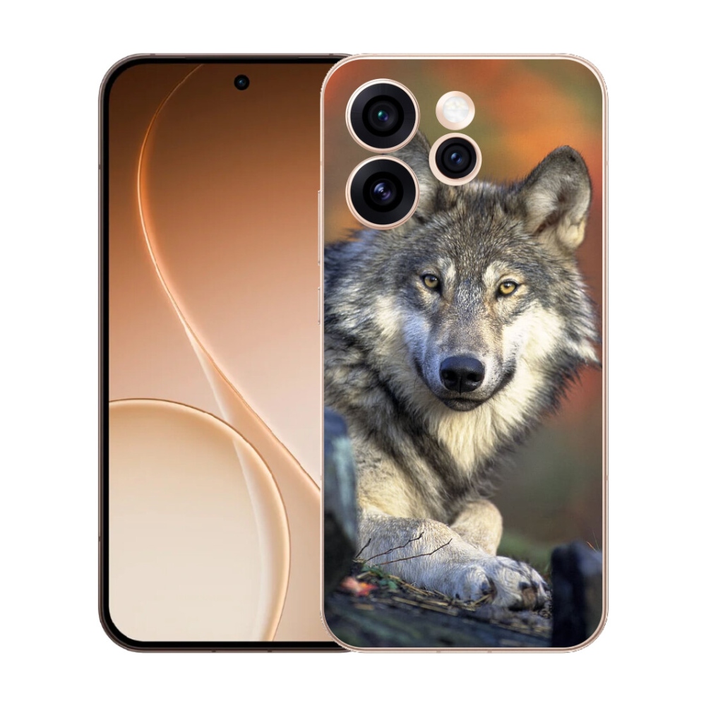 Gélový kryt mmCase na Oppo Reno 15 Pro 5G - vlk