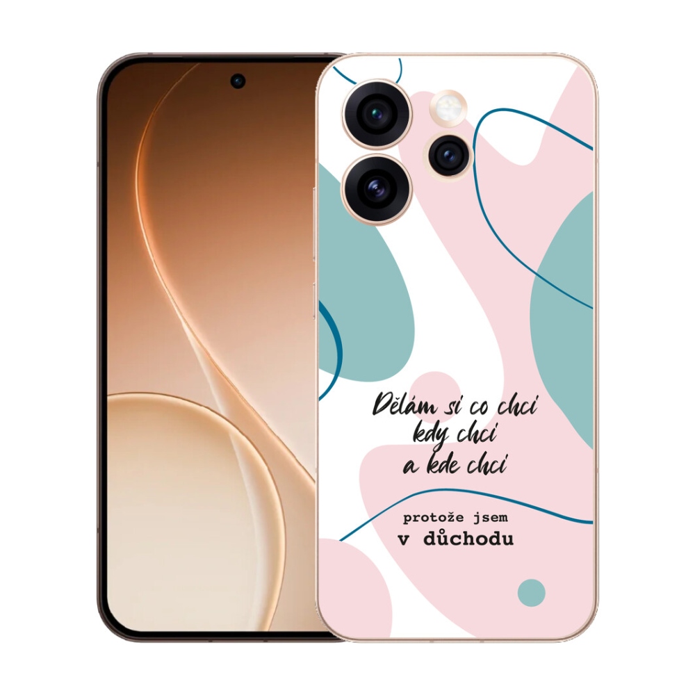 Gélový kryt mmCase na Oppo Reno 15 Pro 5G - vtipný text 10 biele pozadie