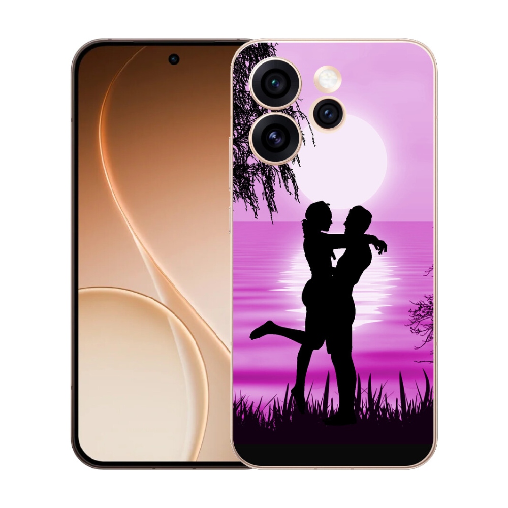 Gélový kryt mmCase na Oppo Reno 15 Pro 5G - západ slnka