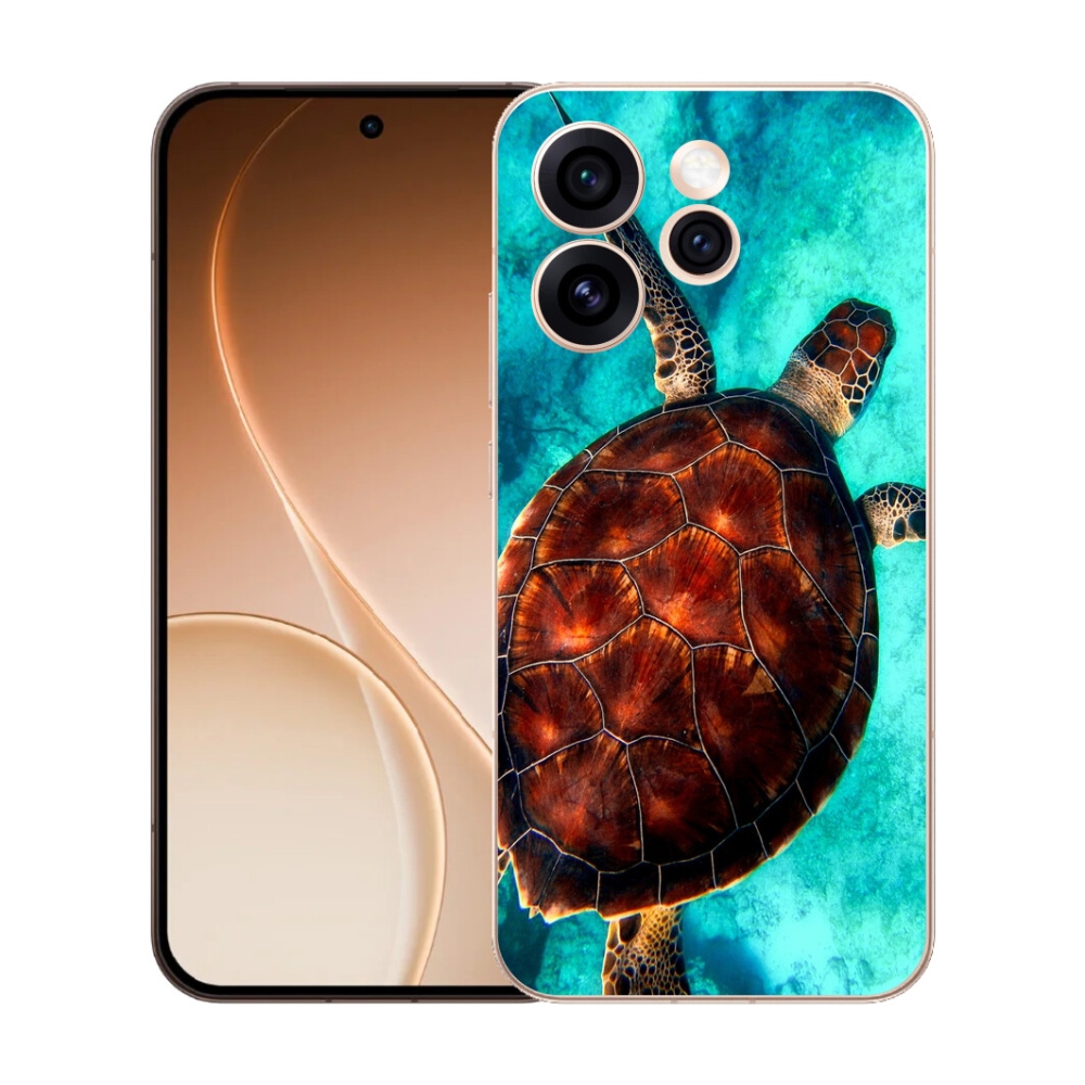 Gélový kryt mmCase na Oppo Reno 15 Pro 5G - korytnačka