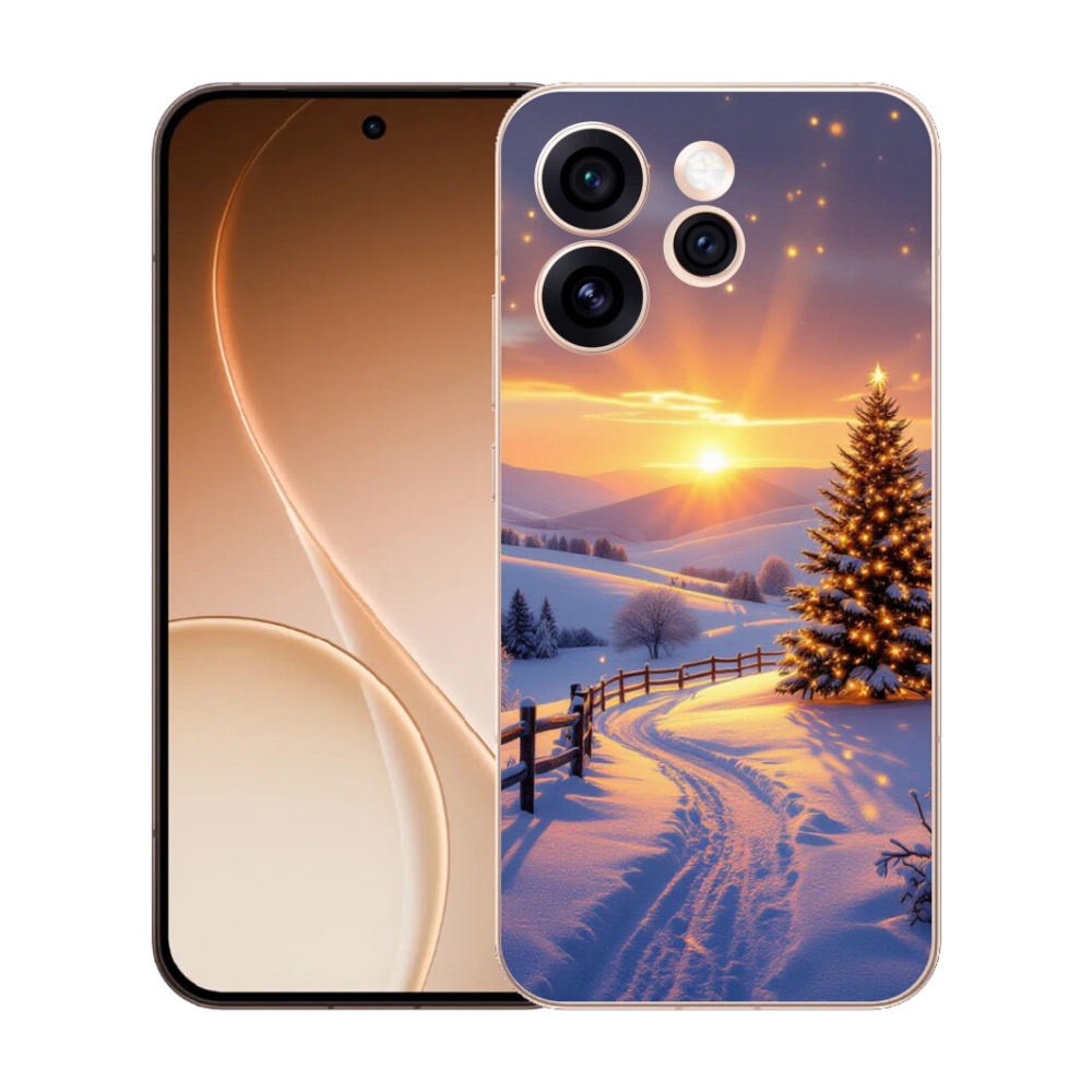 Gélový kryt mmCase na Oppo Reno 15 Pre 5G - zimná krajina