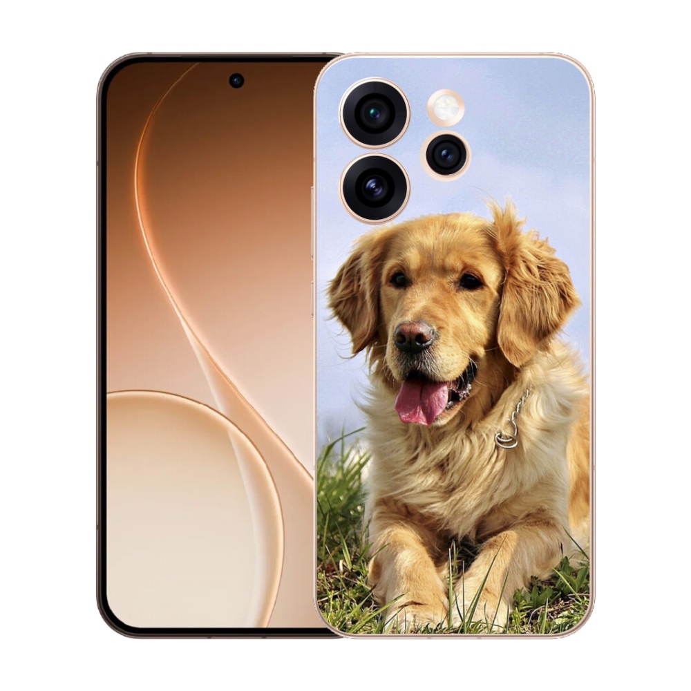 Gélový kryt mmCase na Oppo Reno 15 Pro 5G - zlatý retriever