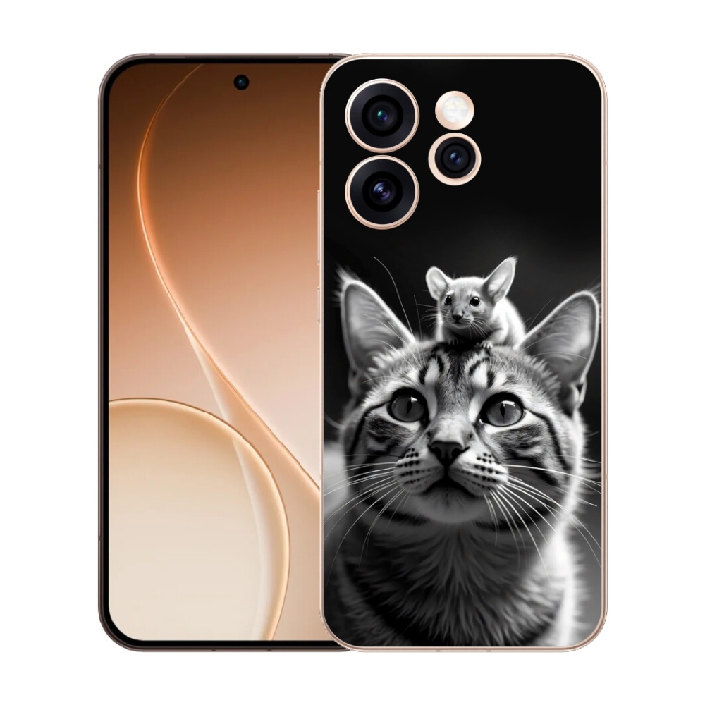 Gélový kryt mmCase na Oppo Reno 15 Pro 5G - zvieracie priateľstvo 2