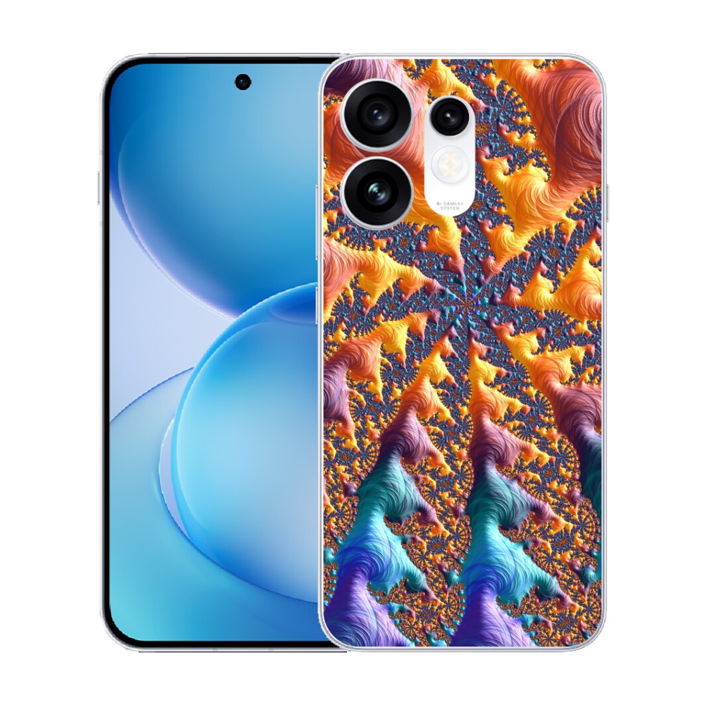 Gélový kryt mmCase na Oppo Reno 16 5G - abstraktný motív 23