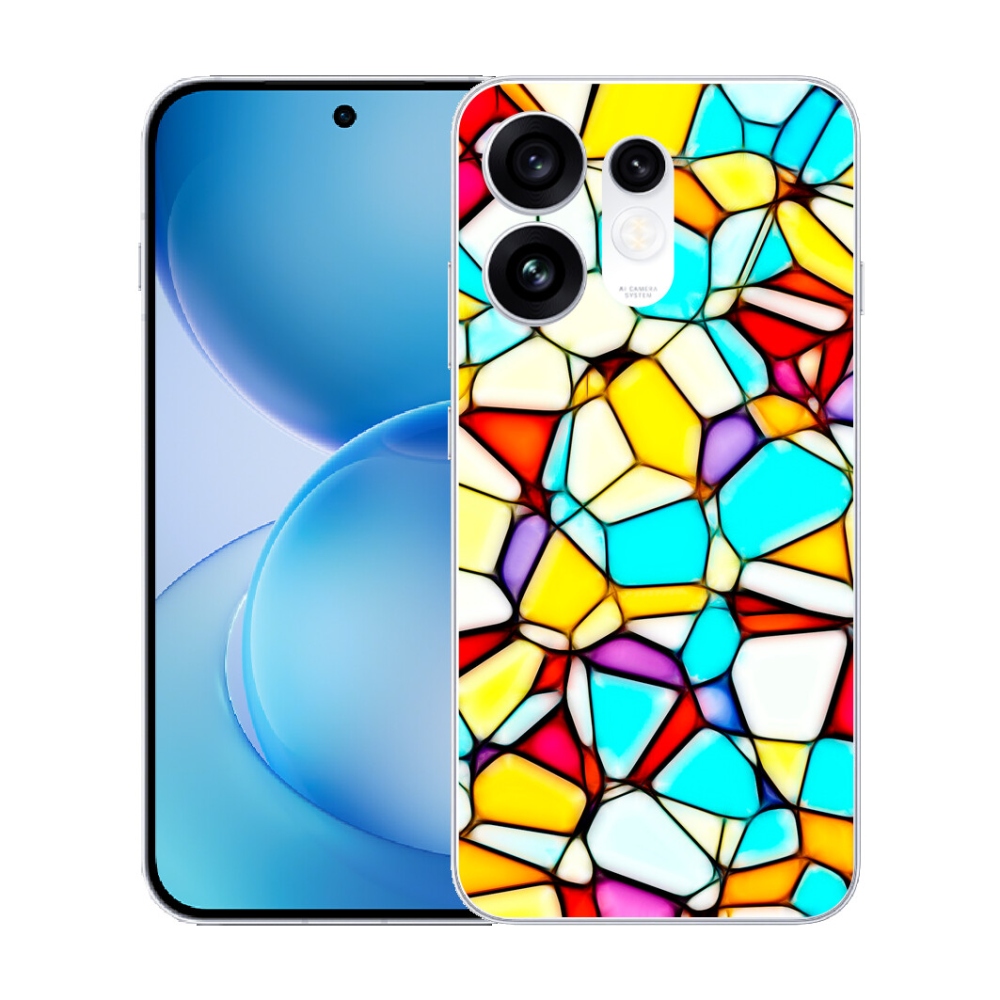 Gélový kryt mmCase na Oppo Reno 16 5G - abstraktný motív 40