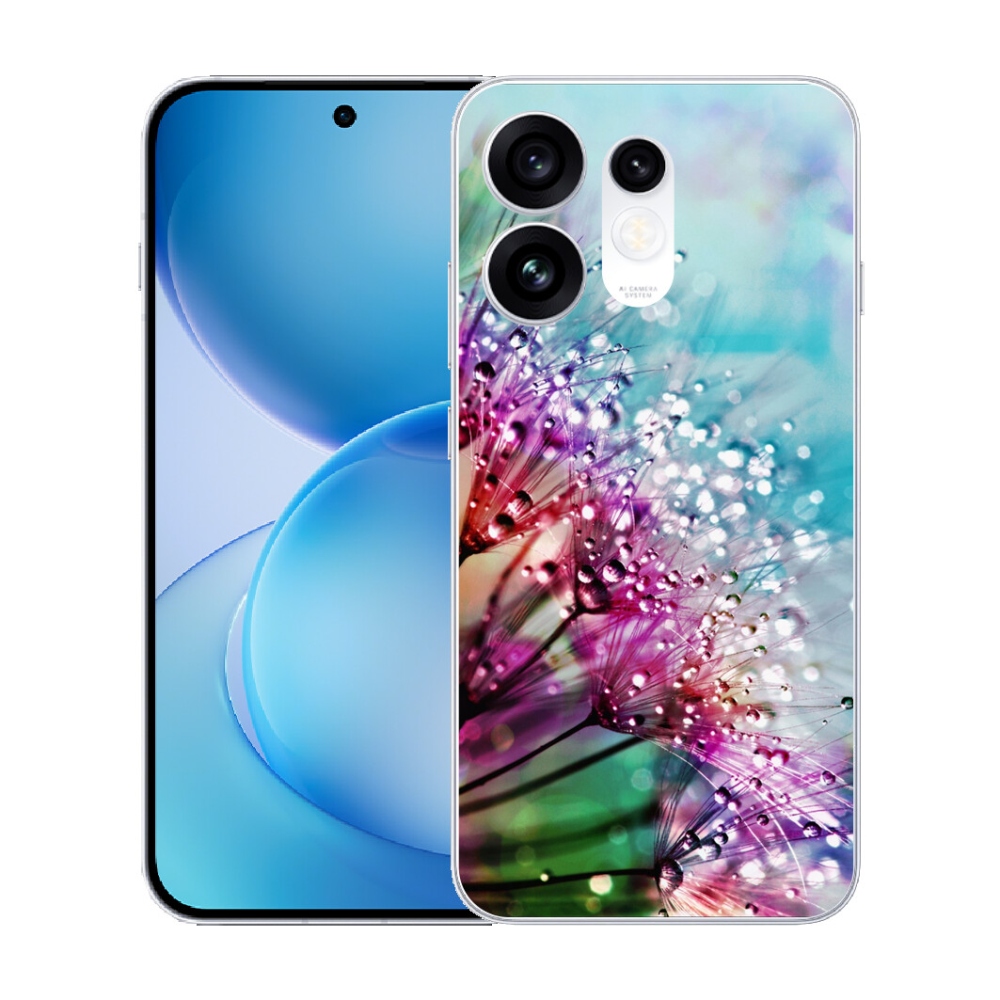 Gélový kryt mmCase na Oppo Reno 16 5G - farebné kvety