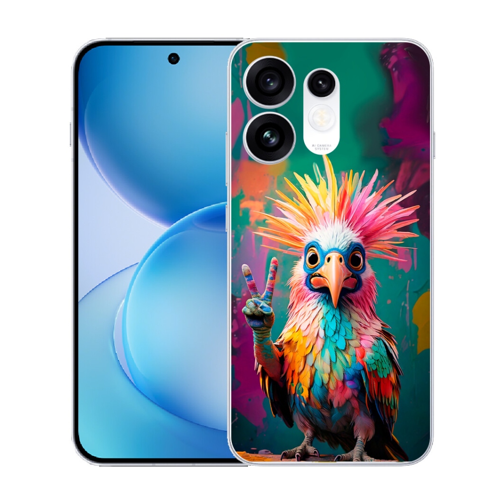 Gélový kryt mmCase na Oppo Reno 16 5G - farebný rebel
