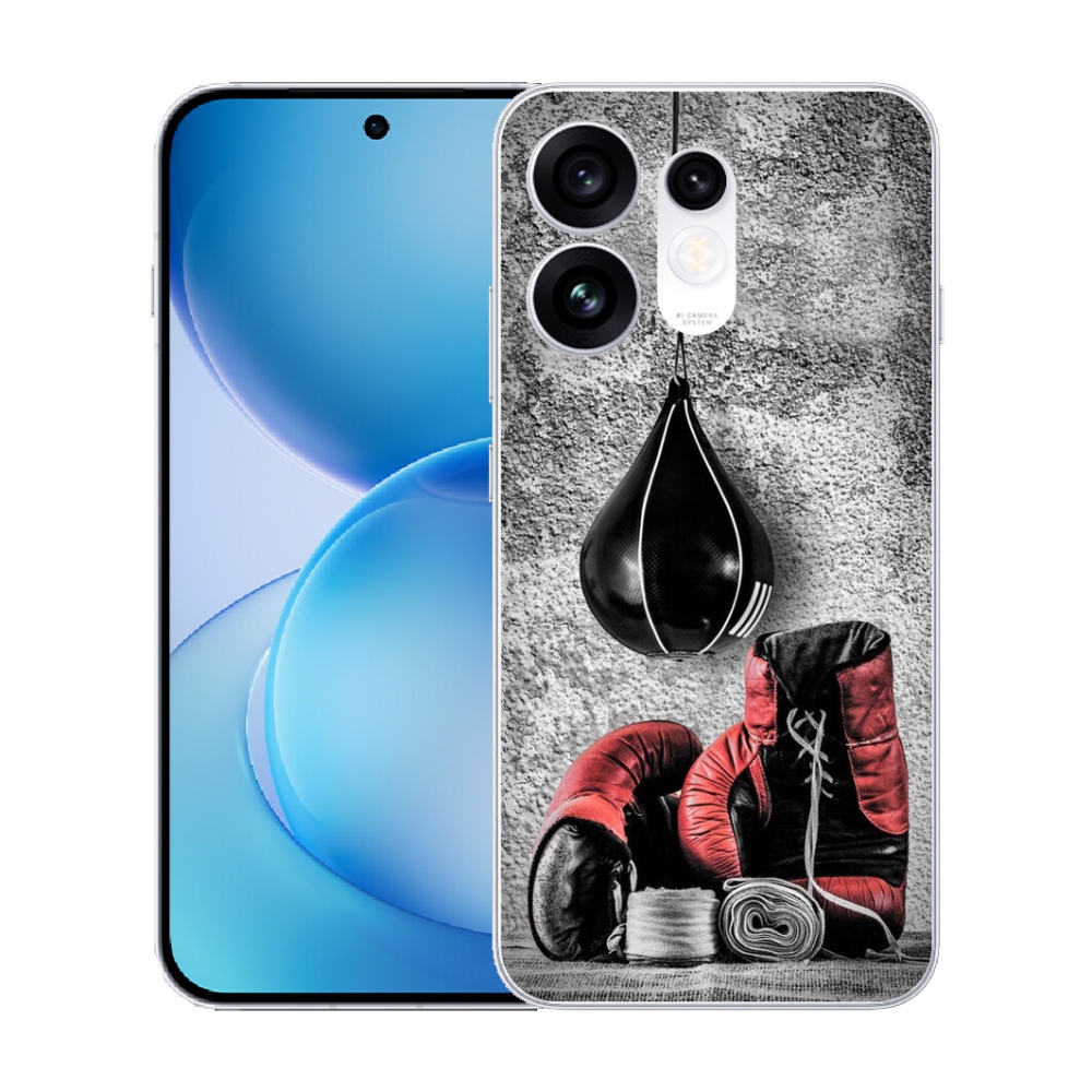 Gélový kryt mmCase na Oppo Reno 16 5G - boxovacie vrece a rukavice