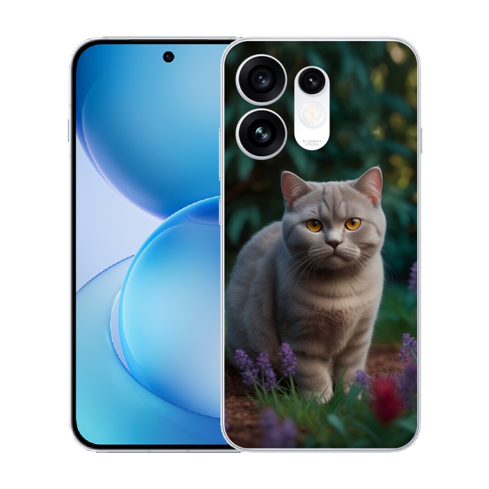 Gélový kryt mmCase na Oppo Reno 16 5G - britská mačka