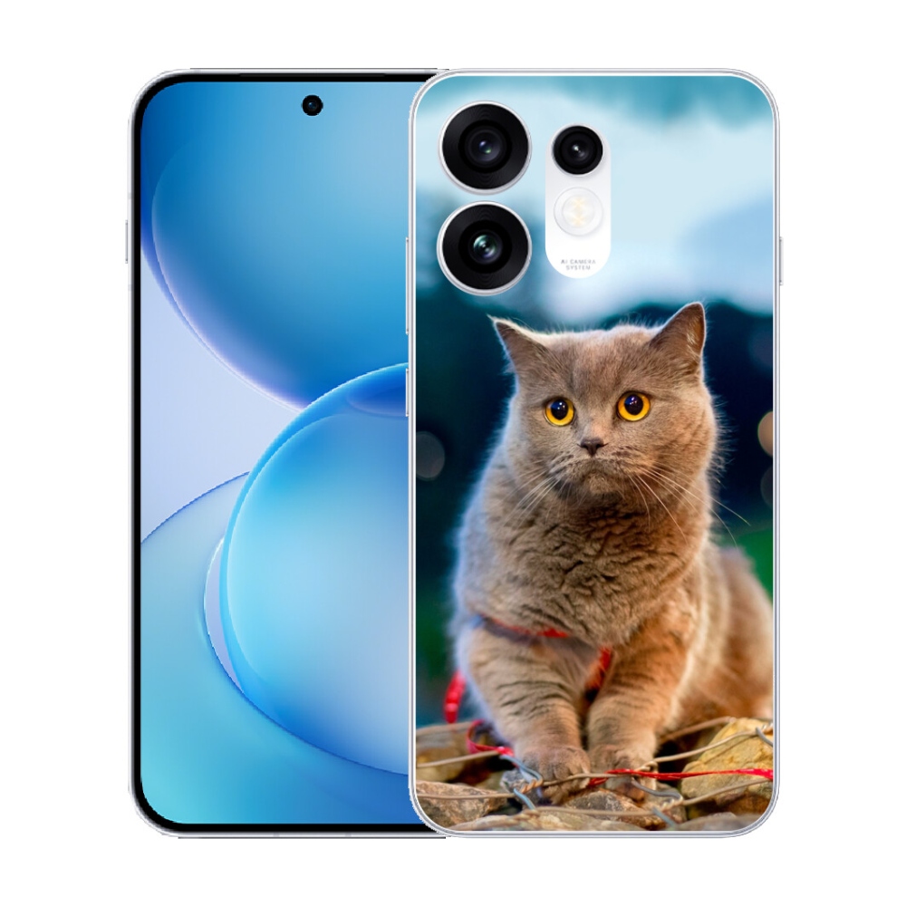 Gélový kryt mmCase na Oppo Reno 16 5G - britská modrá 2
