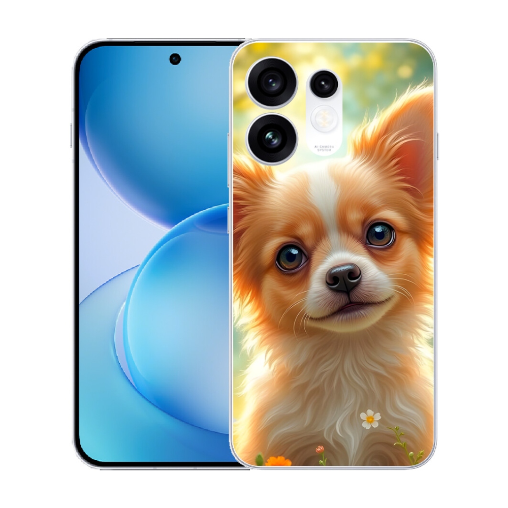 Gélový kryt mmCase na Oppo Reno 16 5G - čivava 5