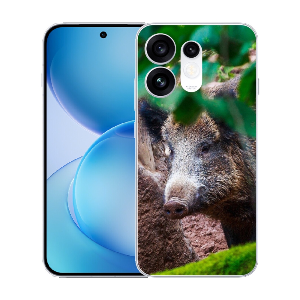 Gélový kryt mmCase na Oppo Reno 16 5G - divoké prasa