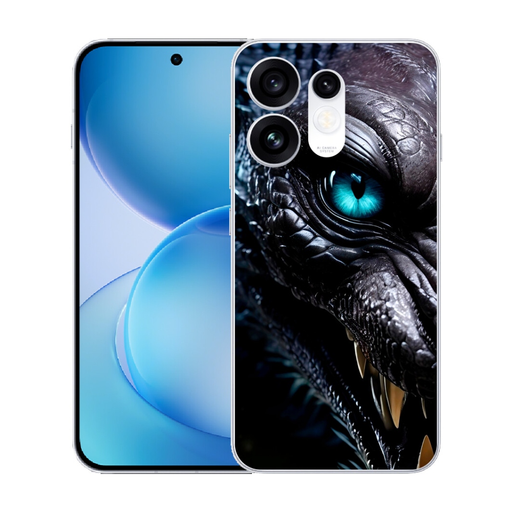Gélový kryt mmCase na Oppo Reno 16 5G - dračí pohľad