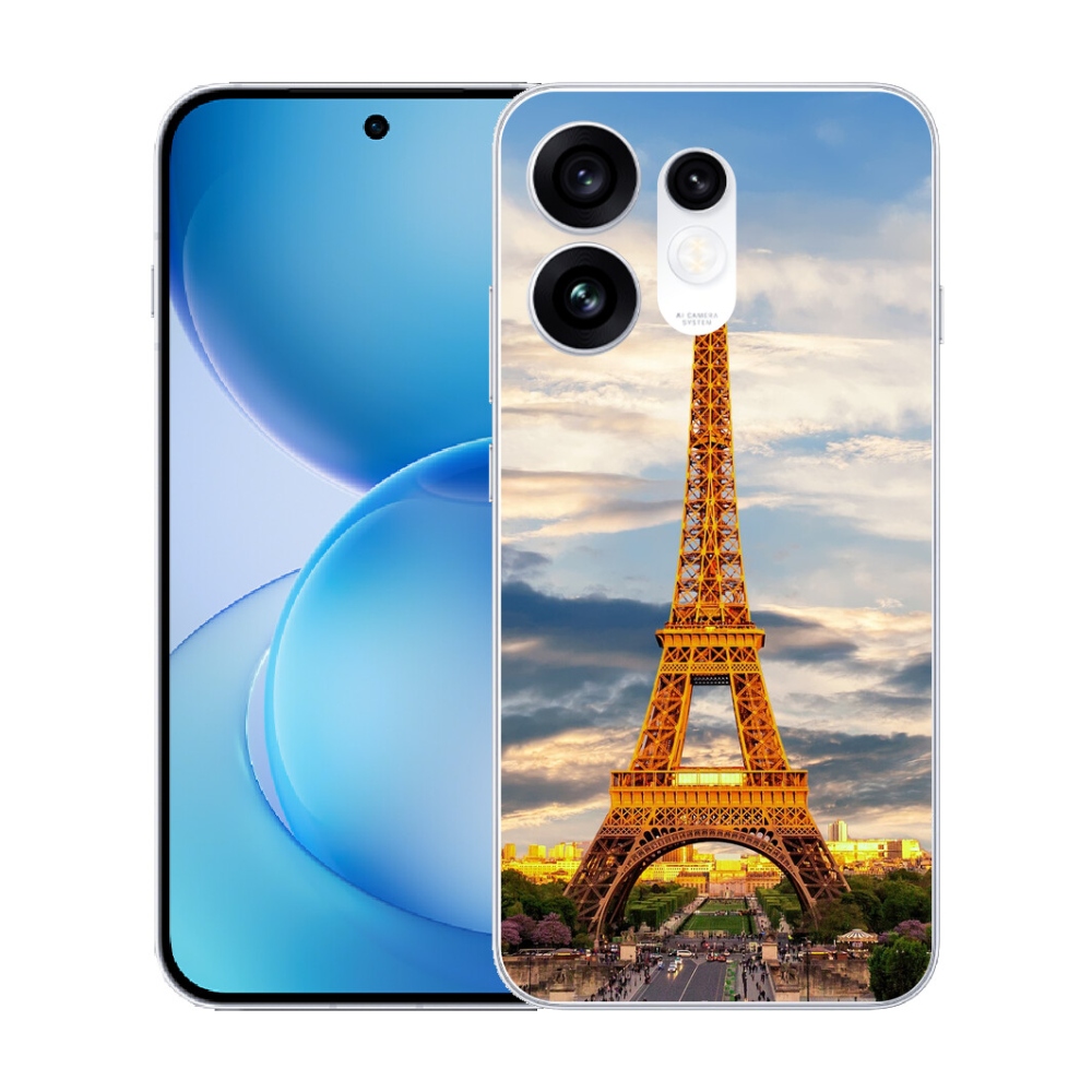 Gélový kryt mmCase na Oppo Reno 16 5G - eiffelova veža 3