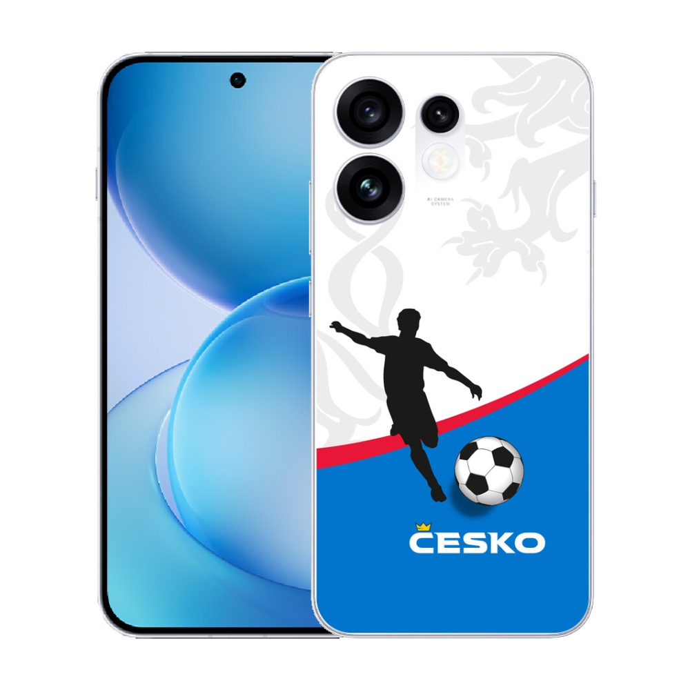 Gélový kryt mmCase na Oppo Reno 16 5G - futbal Česko 1