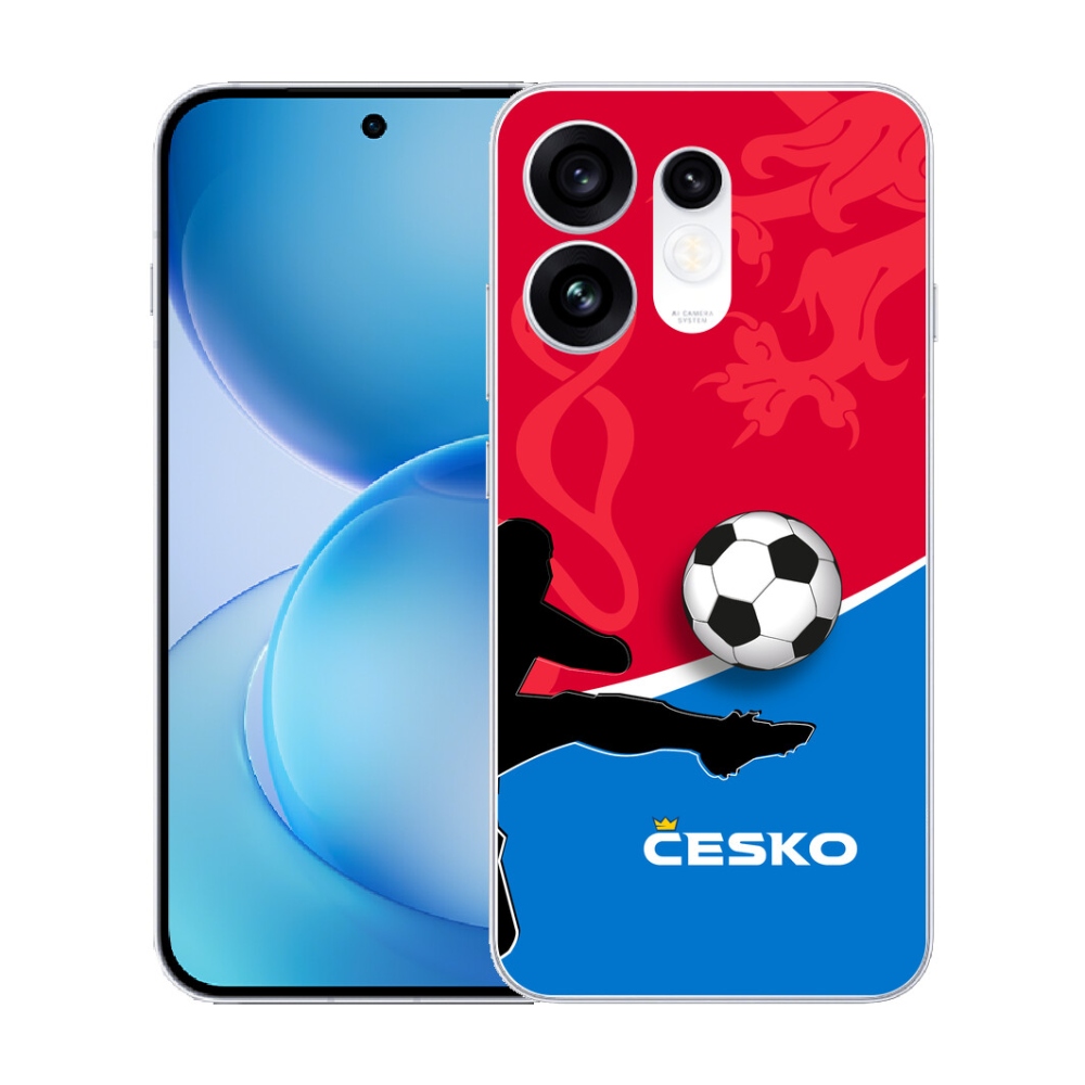 Gélový kryt mmCase na Oppo Reno 16 5G - futbal Česko 2