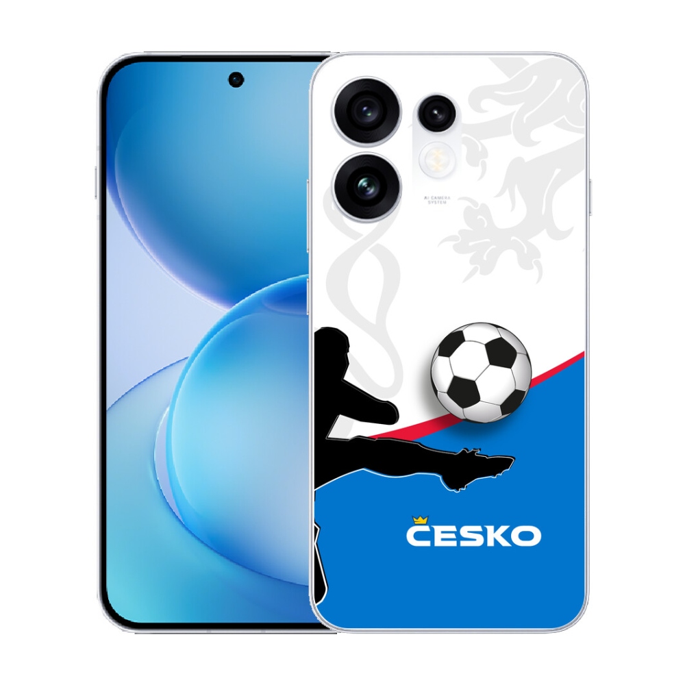 Gélový kryt mmCase na Oppo Reno 16 5G - futbal Česko 3