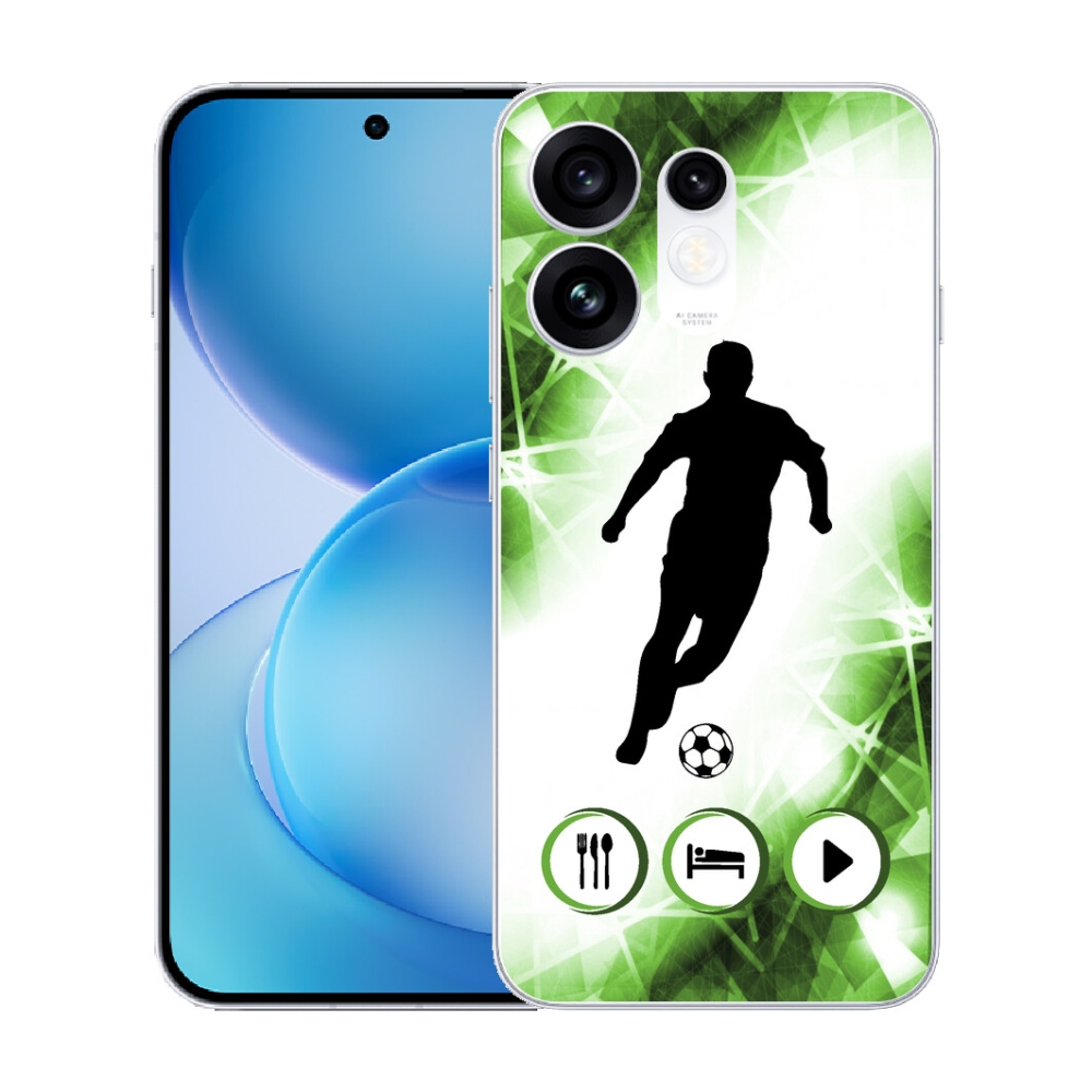 Gélový kryt mmCase na Oppo Reno 16 5G - futbalista