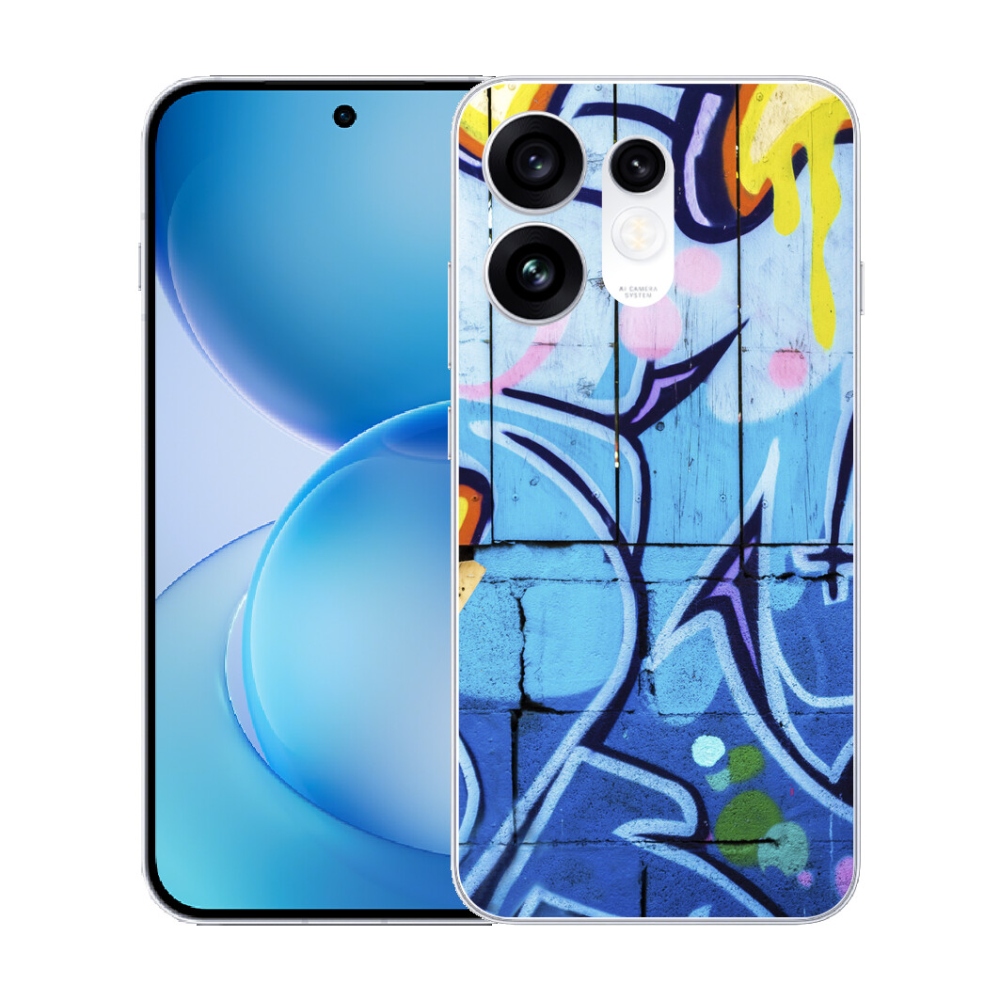 Gélový kryt mmCase na Oppo Reno 16 5G - graffiti