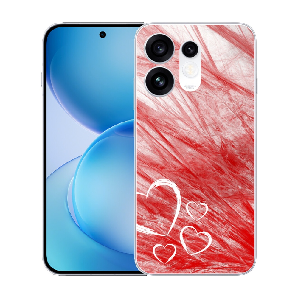 Gélový kryt mmCase na Oppo Reno 16 5G - heart