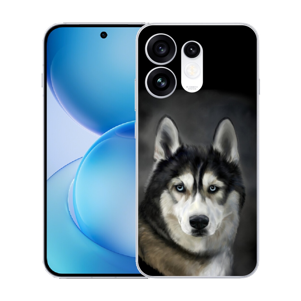 Gélový kryt mmCase na Oppo Reno 16 5G - husky