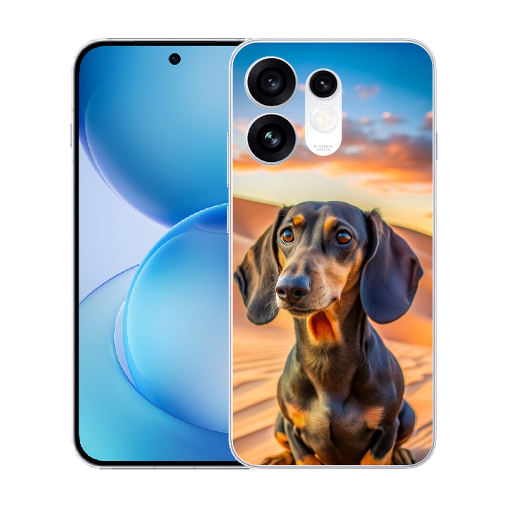 Gélový kryt mmCase na Oppo Reno 16 5G - jazvečík 3